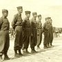 Camp Washington, France  -  1945    Reviewing troops for the last time.