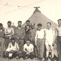 Gerald Strehlow, Frank Gerovac, Vernon Kammerer, John Meyers, Fred Vanat, Joe Amore, Fred Farmer, Thompson, Johnson, Claire Surdyk